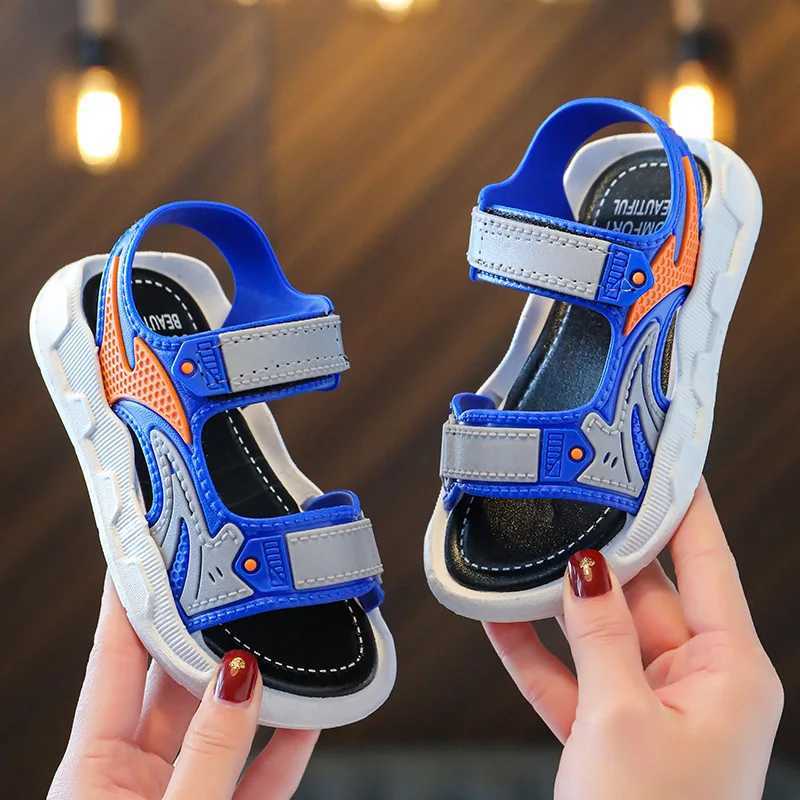 Sneakers Childrens Summer Kids Rubber Sandals Baby Girls Shoes Boy Soft Breathable Non-slip Boys Girls Sandals Toddler Kids Shoes H241221