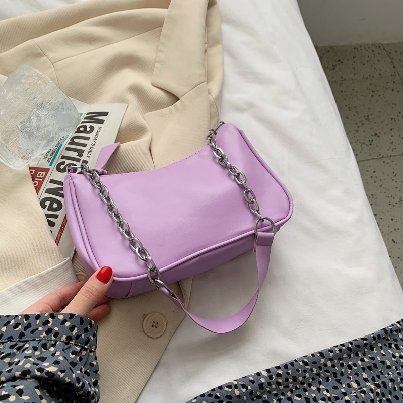 Spring New Casual Simple Western Designer Fashion Chain Small Women s Shoulder Bag Trendy Crossbody Bag bag