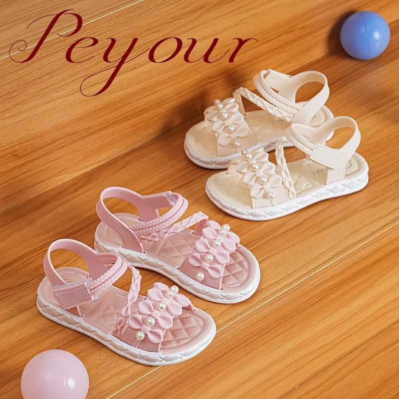 Sneakers Trendy Cute Solid Color Open Toe sandals are suitable for girls breathable lightweight and durable sandals suitable for all seasons H241221
