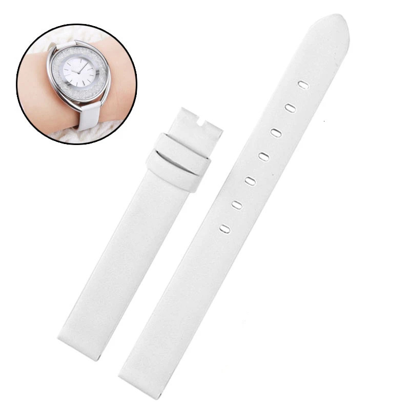 Genuine leather strap For 5158517/5158544/5158972 WatchAccessories Fashion bracelet 12mm Small Size Watch strap female 241220