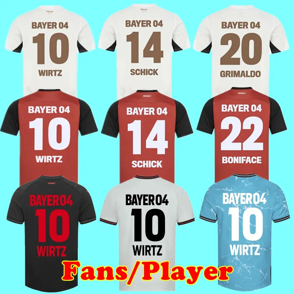 24 25 Leverkusens soccer jersey 10 WIRTZ maglia 30 FRIMPONG 12 TAPSOBA 25 PALACIOS camiseta GRIMALDO HINCAPIE BONIFACE KOSSOUNOU fans Mens kids kit Christmas Gifts