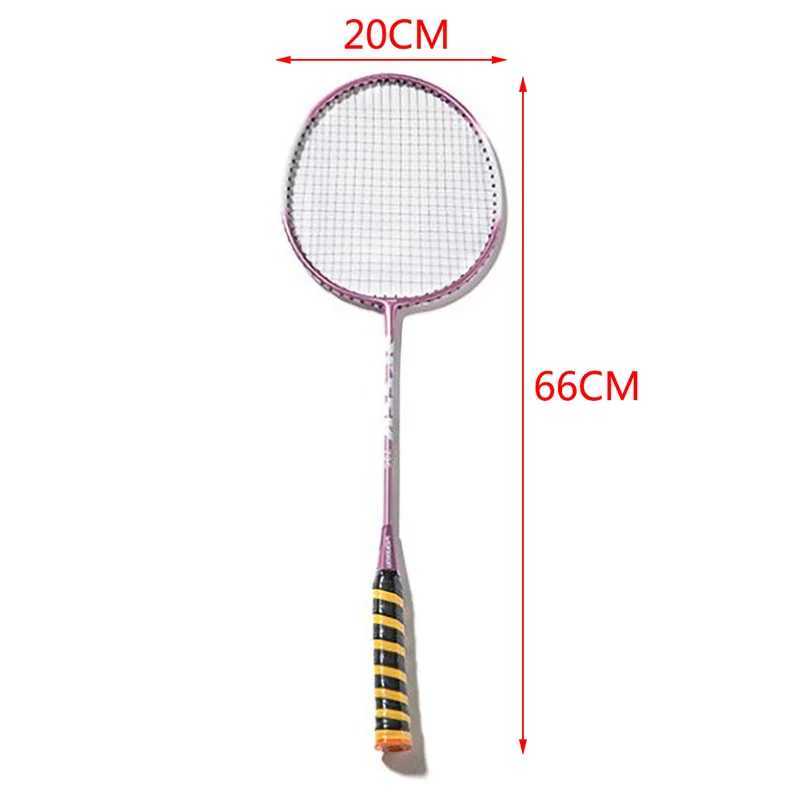 Professional badminton racket set badminton racket carrying bag set double badminton racket set outdoor speed sports accessoriesW241221