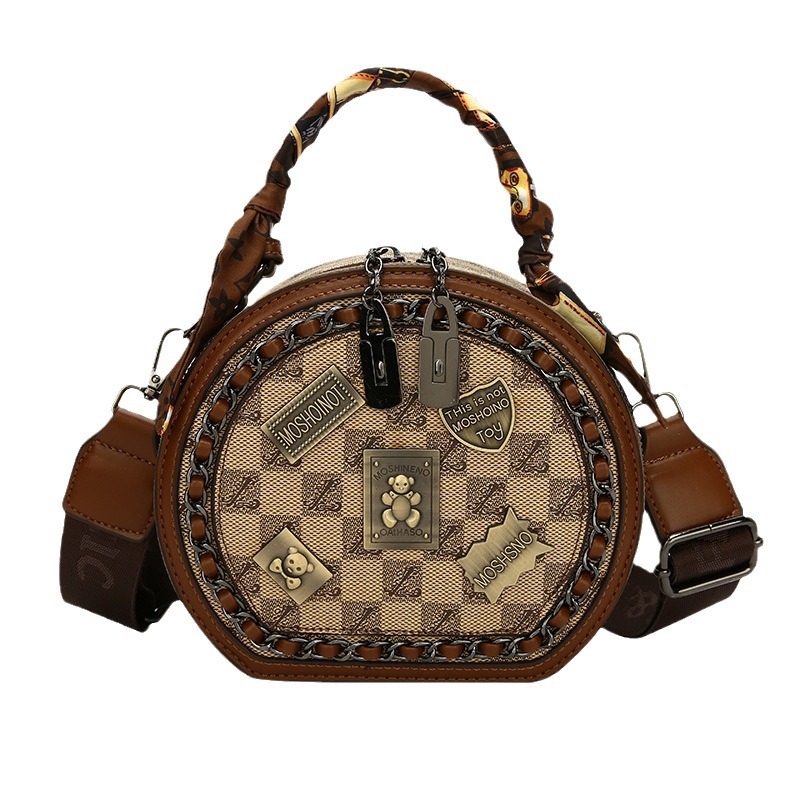 Free Shipping Free Shipping Single Shoulder Bag For Women Round Printing Handbag Single Shoulder Crossbody Bag Designer Bag Luxury Bag Tote Bag