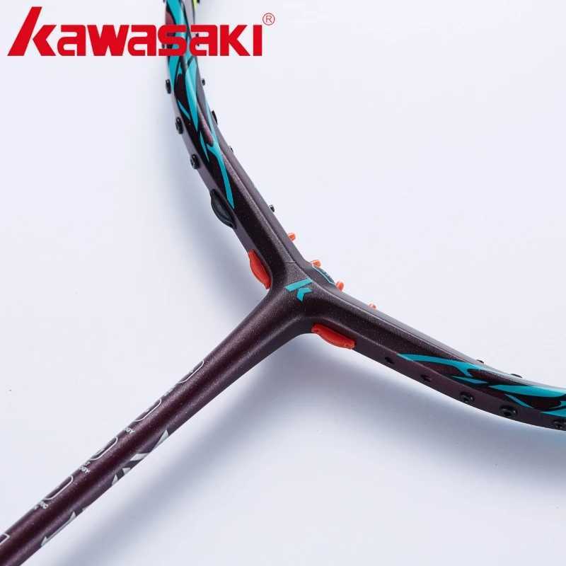 2022 Kawasaki Badminton Paddle Professional Attack Paddle 8-28LBS 00% Graphite Badminton Paddle T-JOIN POWER 4U PaddleW241221