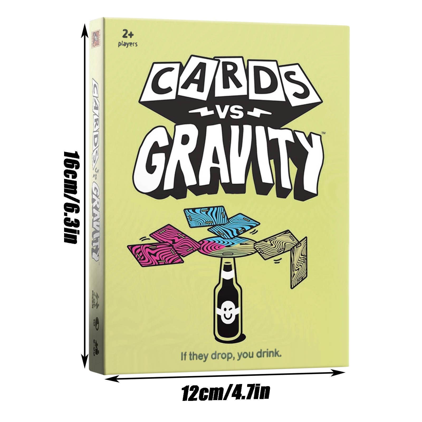 Anti-Gravity Card Balance Travel Game A Fun Card Stacking Game Perfect For Vacations And Camping 2-4 Players