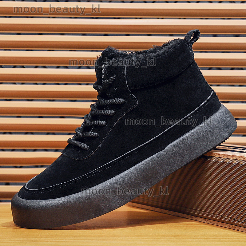 designer boot 2024 Winter New fashion Men's Snow Boots With Velvet Thickened Men's Shoes Warm high quality Cotton Shoes Men's Large Cas