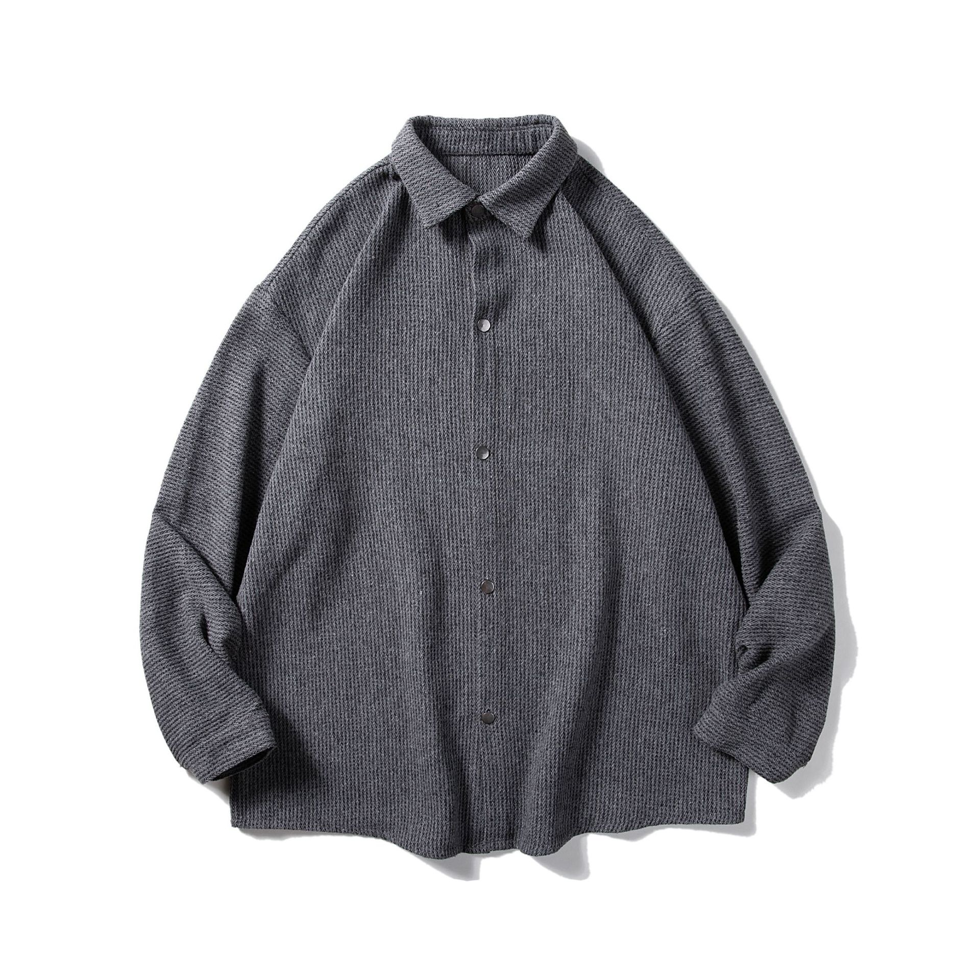 M12204 Men's long-sleeved shirt autumn design jacket spring and autumn trendy shirt