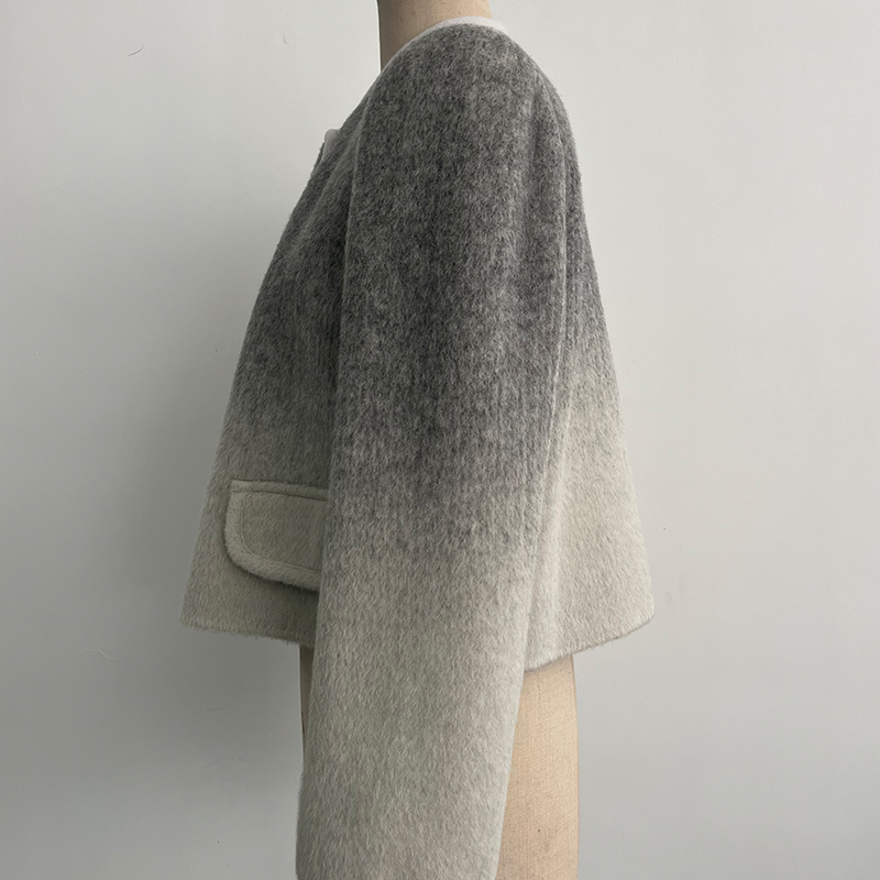 Elegant Women's Wool Overcoat for Winter - Belted Design & Oversized Fit