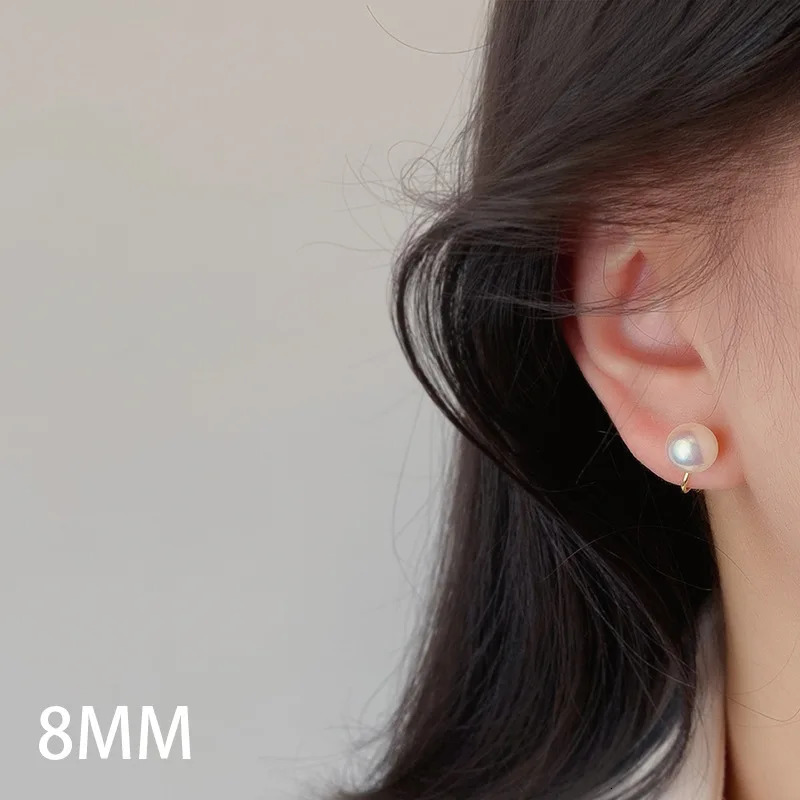 MOXI Vintage Mabel Pearl Ear Clip Female Mosquito Coil Earring Without Piercing Earrings Advanced Sense 241220