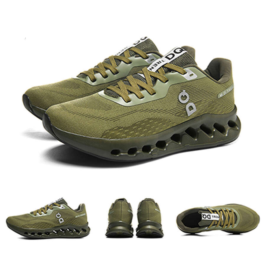 Male Cu shioning Sneakers NonSlip Casual Sports Lightweight Men's Walking Running Shoes Hhollow Design Outsole Large Size