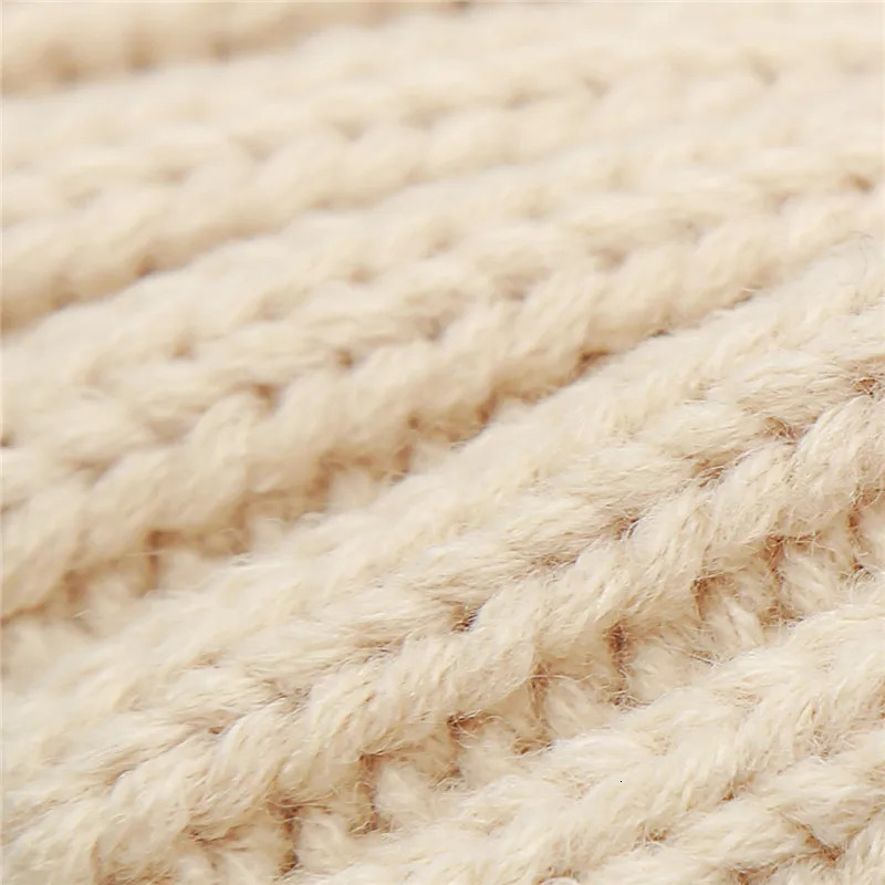 Xthree Real Fur Pom Poms Knitted Winter Hat for Women Hat Beanies Skullies Thick Female Cap Skullies Beanies 241214