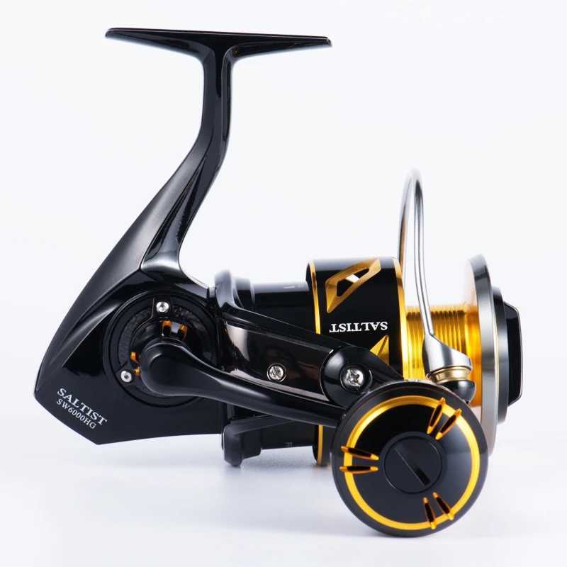 Baitcasting Reels Original Japan Made Lurekiller Metal Body Spinning Jigging Reel Saltist SW4000XG/5000XG/6000HG/10000HG Saltwater Fishing Reel S24121