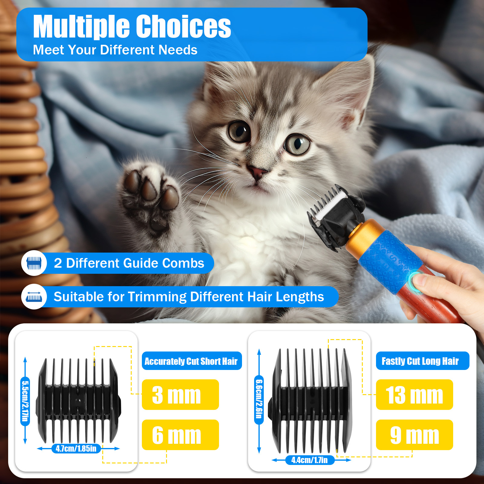Electric Animal Fur Farm Supplies Sheep Goat Shears Pets Dogs Rabbit Shearing Shaver Clipper Grooming