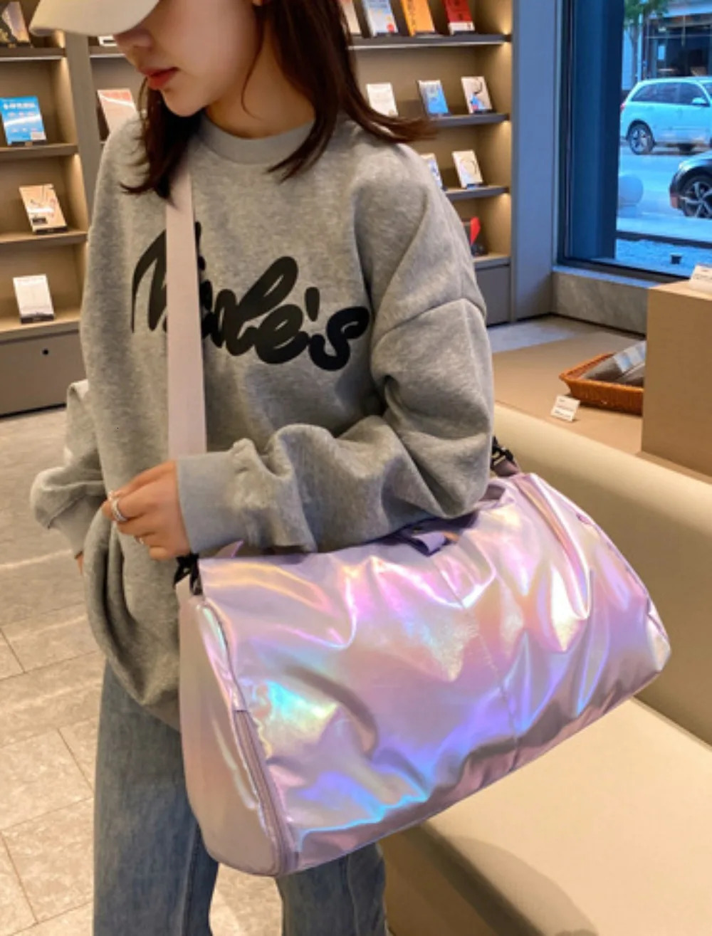 Great gloss fitness bag waterproof travel and leisure cross body bag yoga pad shoulder strap with multiple pockets sports and fitness training bag 241