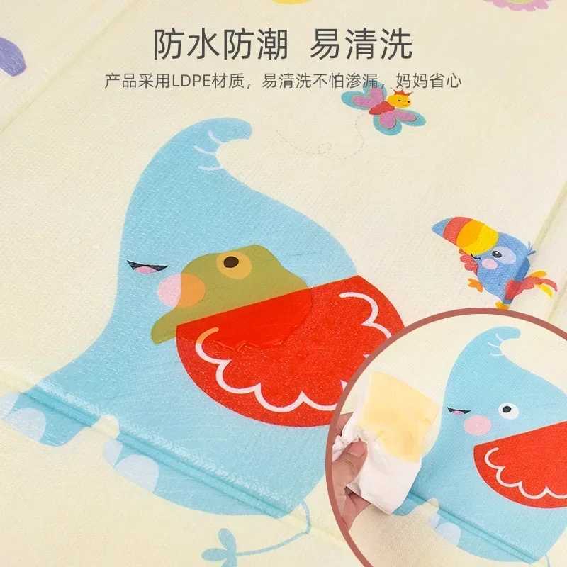 Non toxic folding baby game mat educational childrens carpet climbing mat childrens carpet activity game toy 180 * 100 in daycare W241221