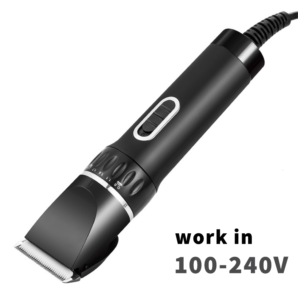 High Power Professional Electric Pet Hair Clippers Dog Trimmer Cat Cattle Mower Corded Clipper Pets Haircut Shaver Hine