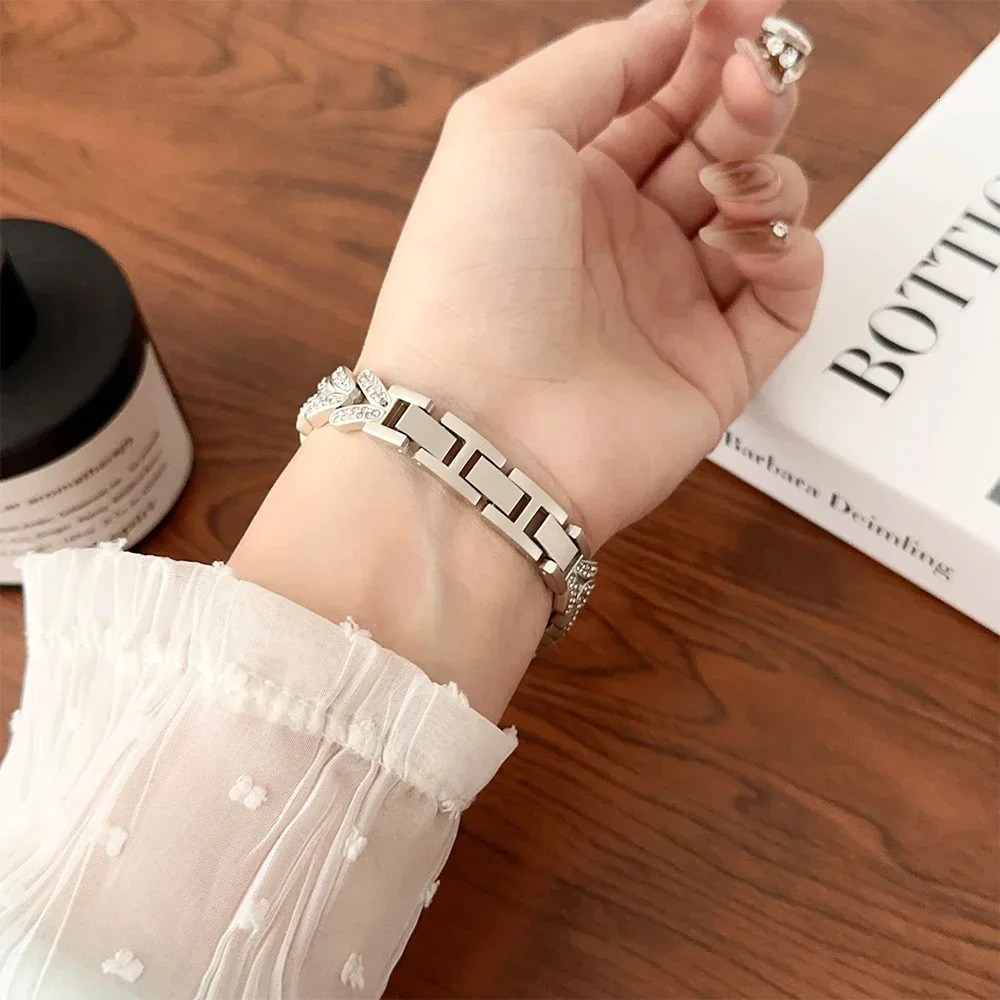 Women Metal Strap for FE Active 2 Smart Watch 18mm 20mm 22mm Band 241220