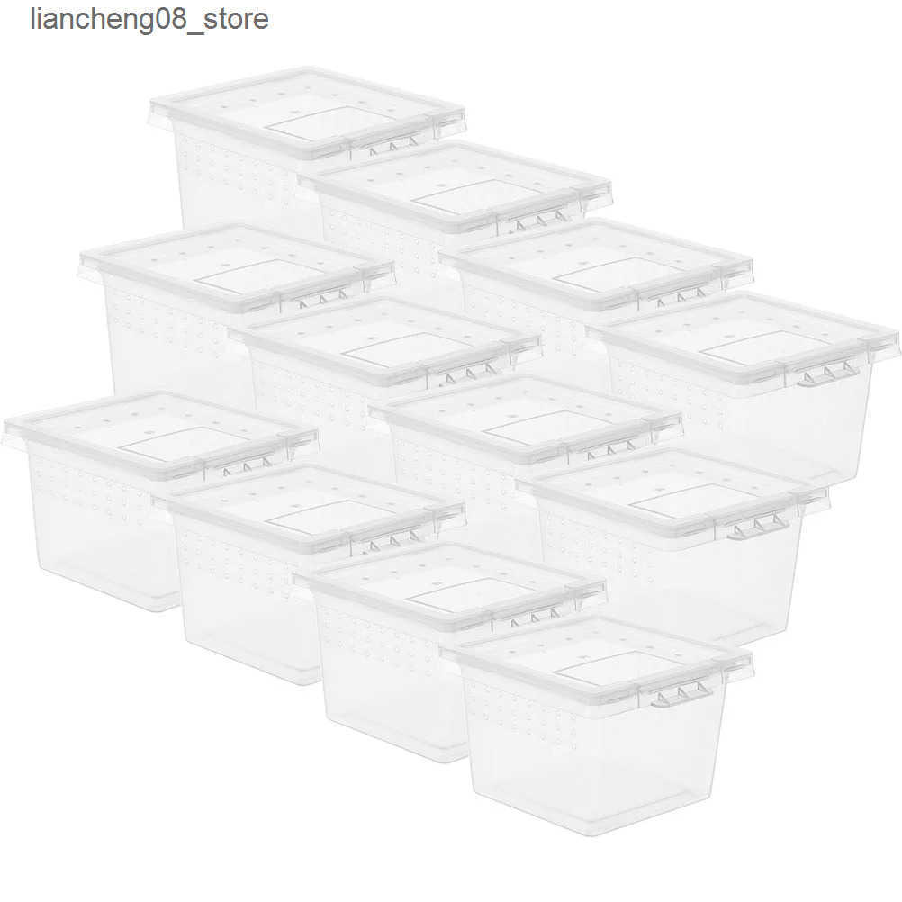 Other Pet Supplies 20 animal pet feeding boxes wolf spider shells lizards multi-purpose cages incubators jumping spiders transparent geckos jars L2409