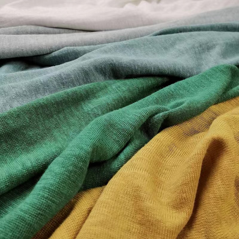 170g Pure Linen Knitted Textile - Perfect for Summer Tee Shirt Fabrics & Casual Wear