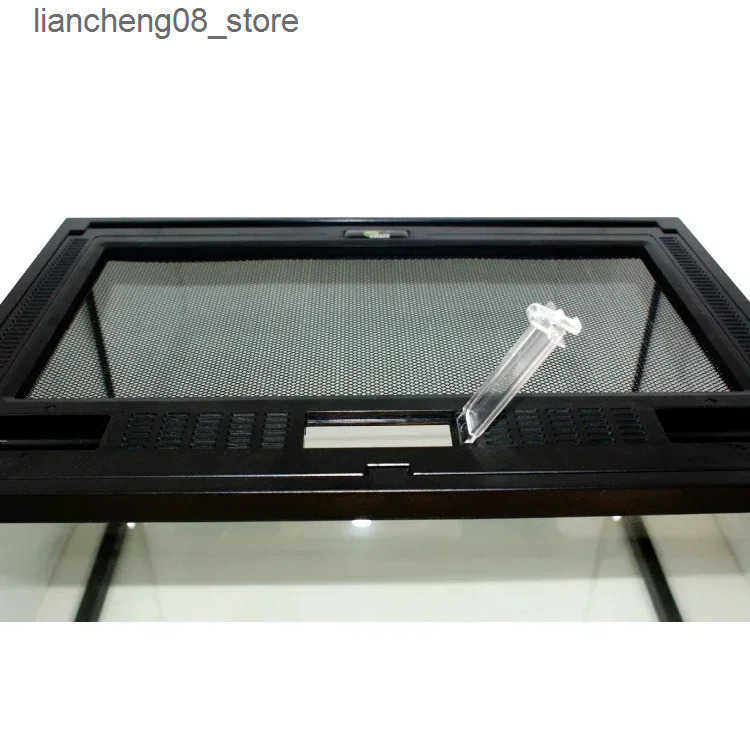 Other Pet Supplies Reptile Pet Glass Feeding Box Turtle Terrarium Rainforest Ecological Tank Snail Crab Snake Spider Horned Frog Feeding Box L240910