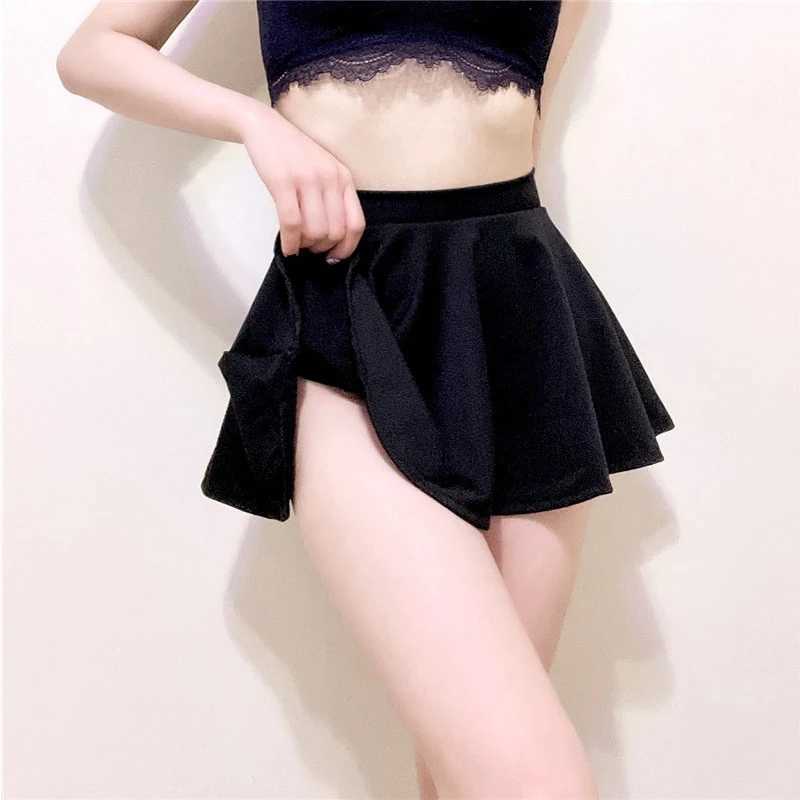 Sexy Girls Mini Skirts Women High Waist Pleated Skirt Elastic Short Skirts School Uniform Harajuku Streetwear Summer FemininaXJ241221