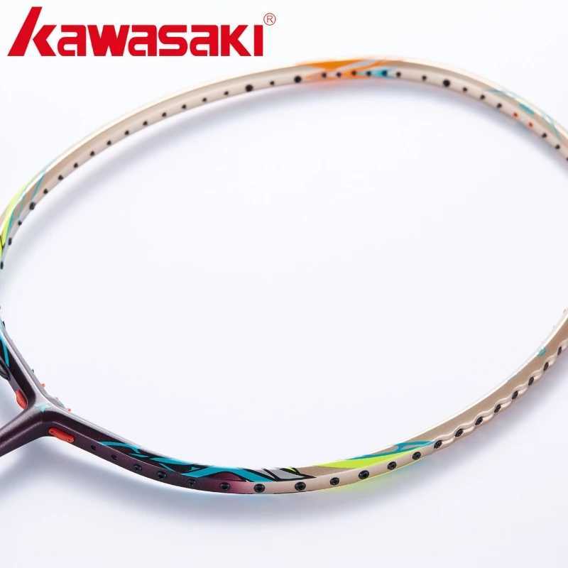 2022 Kawasaki Badminton Paddle Professional Attack Paddle 8-28LBS 00% Graphite Badminton Paddle T-JOIN POWER 4U PaddleW241221