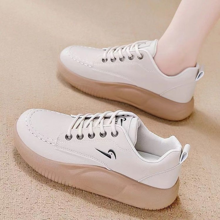 2025 free shipping Men's Shoe Breathable Thick Soled Casual Sneakers Outdoor Running Four Seasons New Tennis Men Soft Soles Comfort Male Sneakers