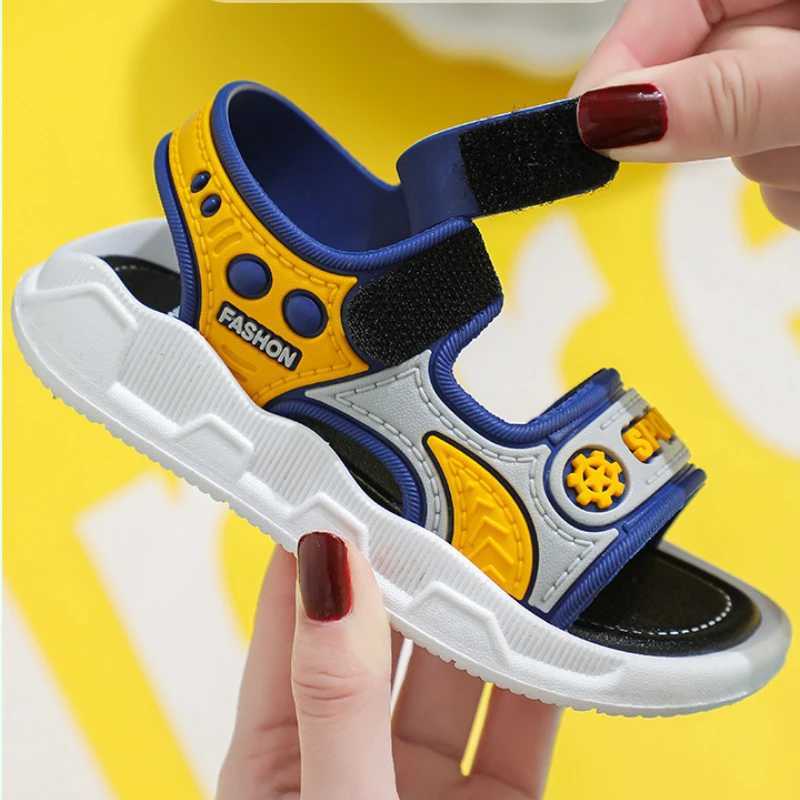 Sneakers Summer Baby Sandals Fashion Baby Boy Sandals Soft Sole Non-slip Boys Girls Sandals Toddler Shoes for Beach 2-10 Years H241221