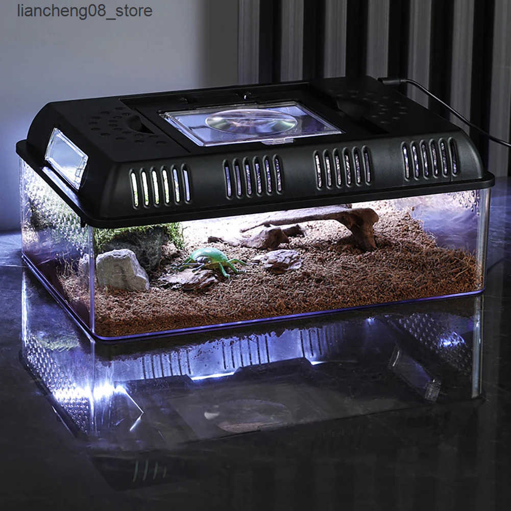 Other Pet reptile case for snakes and reptiles equipped with adjustable glass reptile jars used for amphibians and insect reptiles L240910