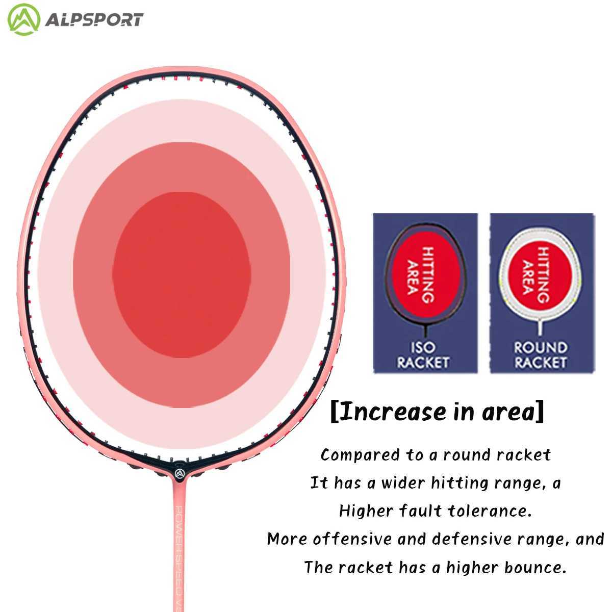 ALP V5 2.0 Ultralight 4U Offensive Badminton Stand Made of Carbon Fiber ALPSPORT RekettW241221