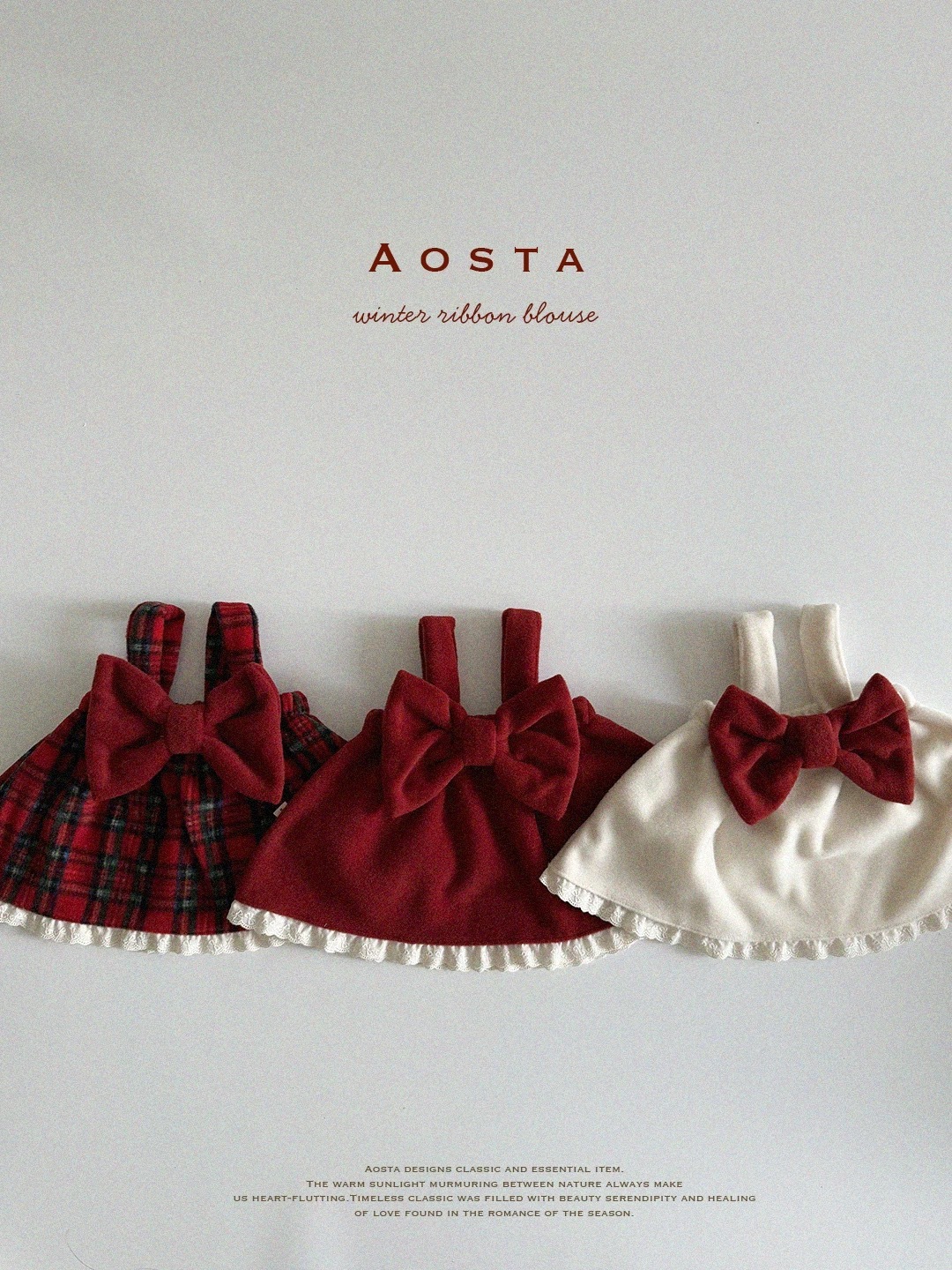 Girls' Korean Version Baby Set Thick 2024 Winter Clothing Children's Big Bow And Velvet Suspender Top F12.21-37.8