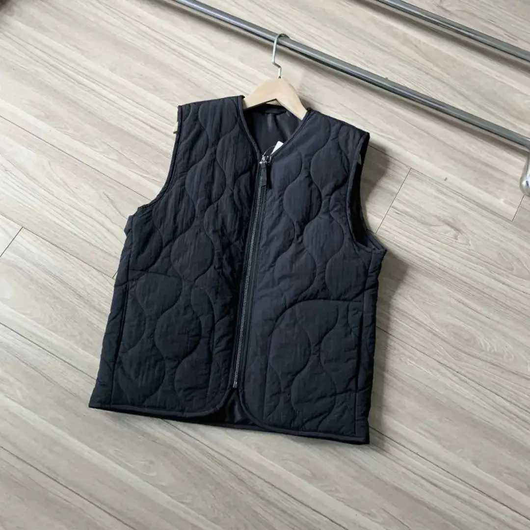 Winter Mountain Style Gourd Pattern Cotton Padded Windproof Waterproof Vest Casual Lightweight Thin Cardigan Sleeveless JacketXJ241221