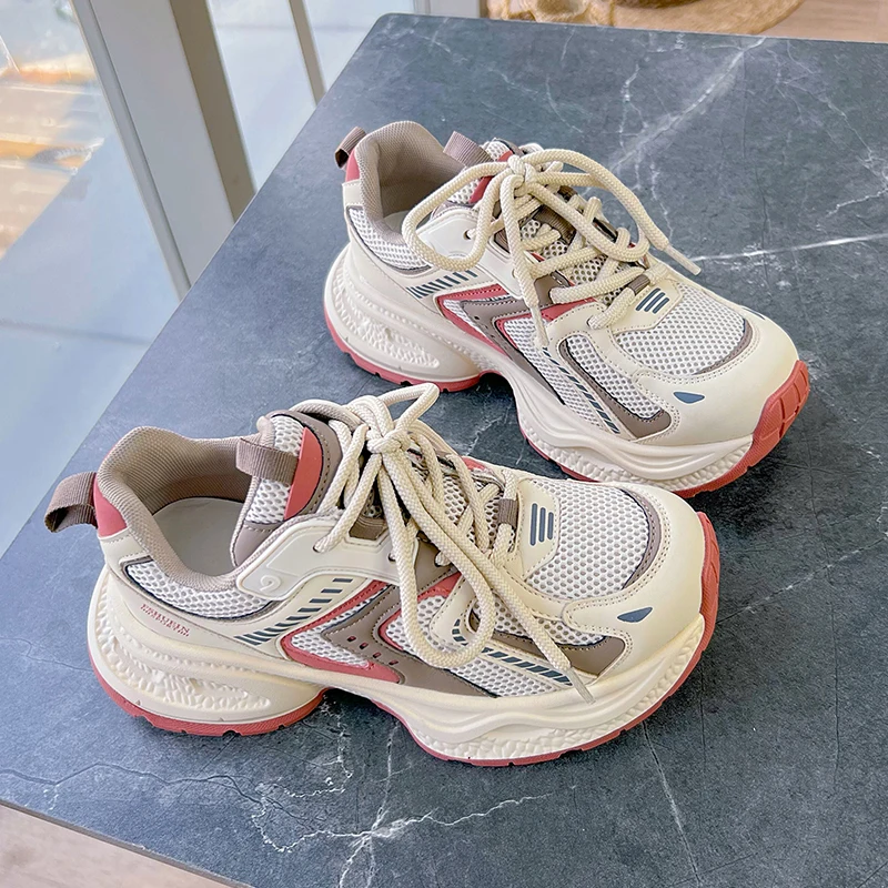 AIYUQI Thick Soled Women'ssneakers Shoes Breathable Running Shoes Women's Fashion Student Girls Shoes