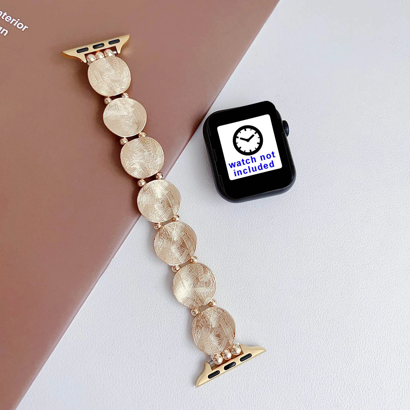 Woman Strap For Watch Band 44mm 41mm 45mm 40mm 42mm 49mm Fashion Gold Metal Bracelet For iWatch Series 9 8 7 SE 6 5 4 3 241220