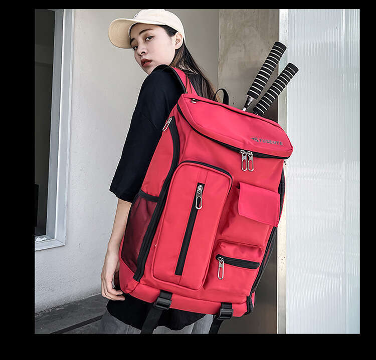 Tennis Racket Backpack, Women's Style, Men's Sports, Large Capacity Tennis Equipment, Badminton Bag, Independent Shoe Compartment