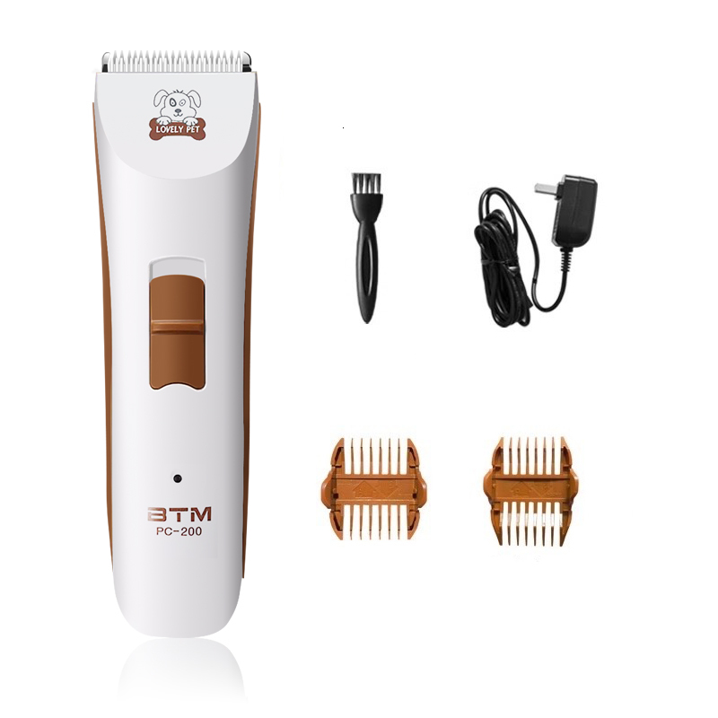 Fenice Rechargeable Electrical Pet Clipper Hine Grooming Animals Haircut Trimmer And Blade Set Low Noice