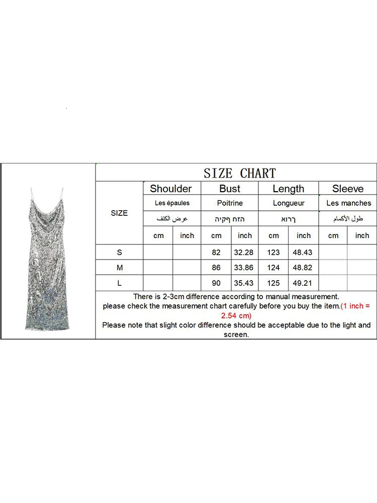 TRAF Womens Elegant Padded Sequin Dress Shine Sleeveless Long Dresses Evening Woman Clothing 241216
