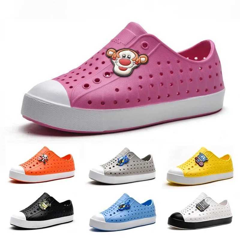 Sneakers Kids Cave Shoes Summer New Boys Girls Garden Clogs EVA Slip-On Sports Sandals Unisex Lightweight Outdoor Beach Water Shoes H241221