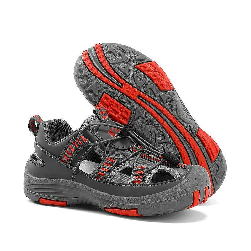 Sneakers Childrens Sandals Summer New Fashion Childrens Beach Shoes Breathable Non slip Outdoor Boys Casual Sandals H241221