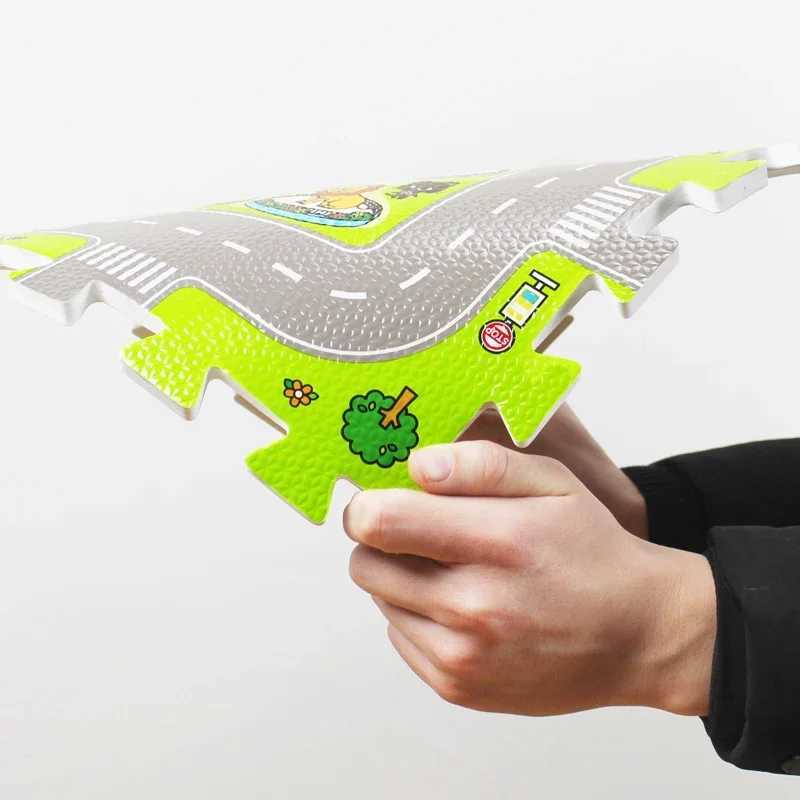 Baby game mat 9 pieces/batch Childrens carpet game mat Childrens carpet Soft floor toy Road traffic Soft floor Home decoration EVA Childrens foam puzz