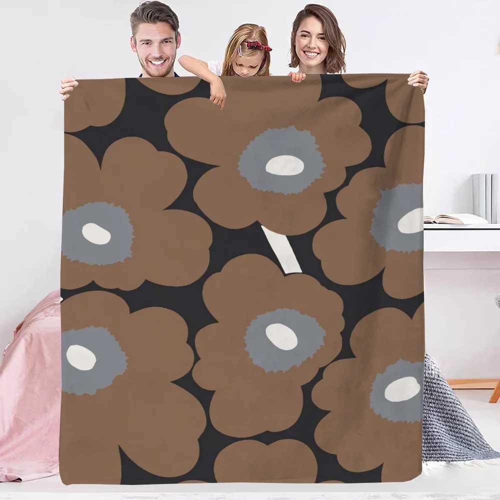 Marimekko Winter Blanket Warm Bedspread on the Bed Custom Baby Blanket Fluffy Sofa Blankets and Throws Downy Throw Knee FleeceXJ241220