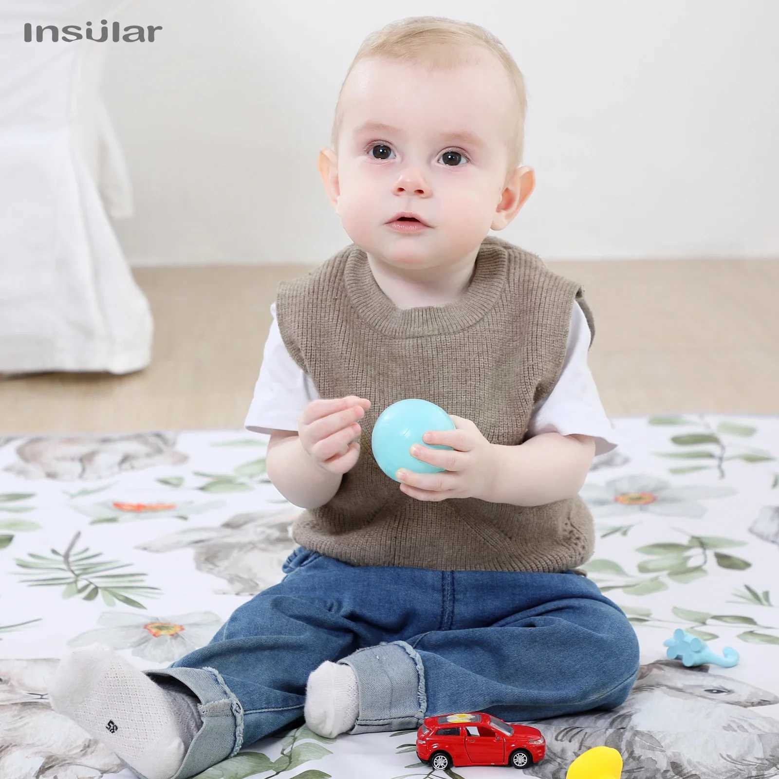 Folding baby game mat anti slip and durable educational childrens carpet climbing mat childrens activity game in kindergarten W241221
