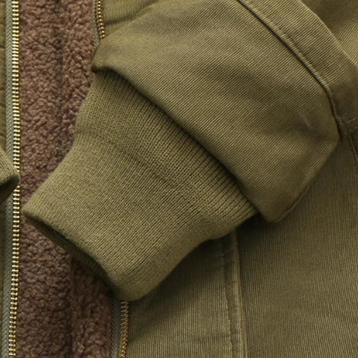 High Quality 100% Cotton American Vintage Workwear Jackets for Men A2 Deck Jacket JUNGLE CROSS Thick Warm Cashmere Coats Amekaji 241217