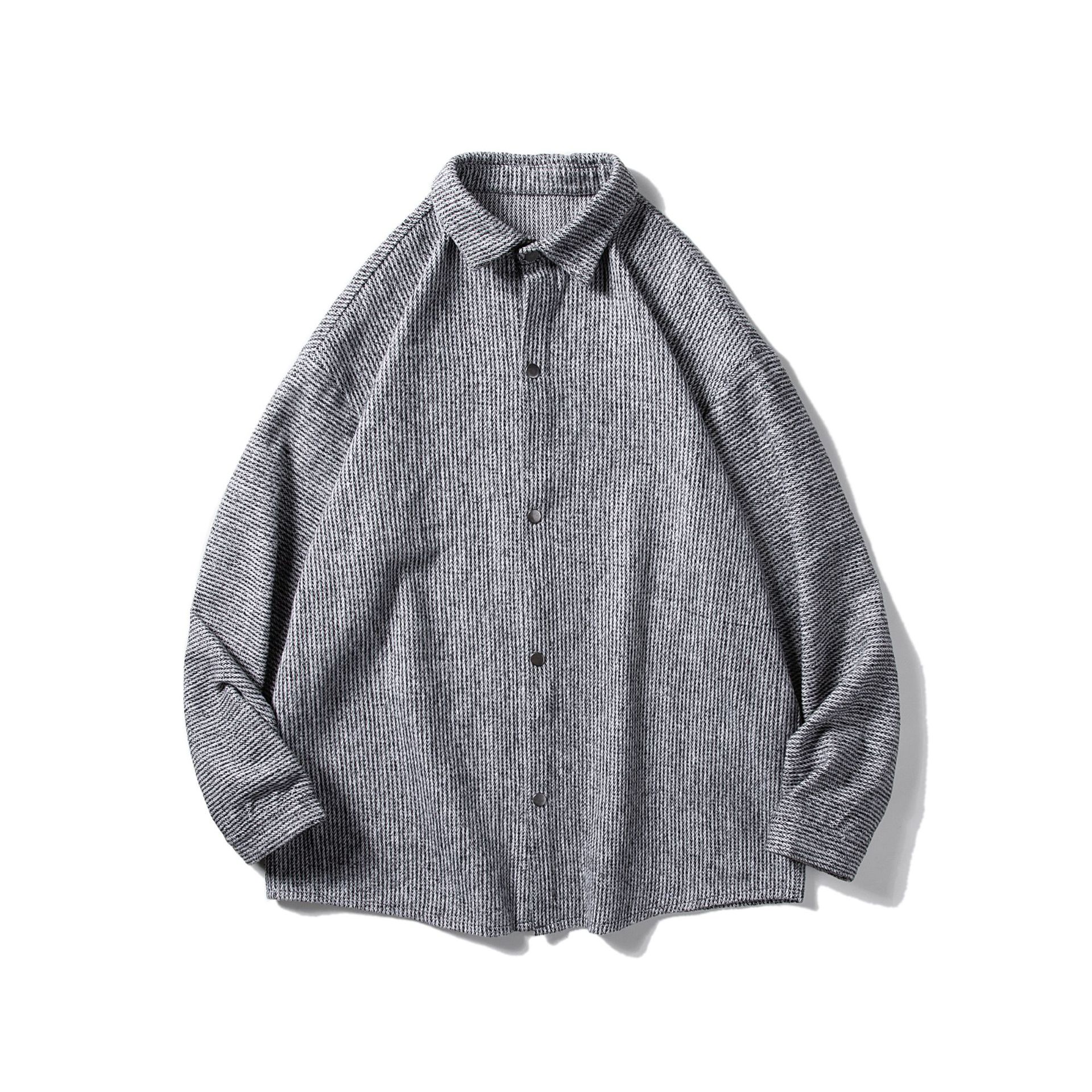M12204 Men's long-sleeved shirt autumn design jacket spring and autumn trendy shirt