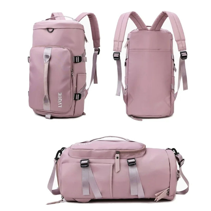 Large capacity backpack travel sports and fitness bag womens yoga bag multifunctional cross body anti sailor carrying bag 241220