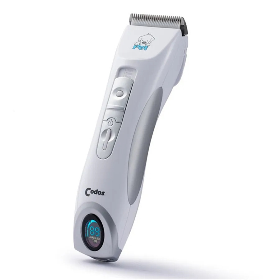 Codos 9600 Professional Pet Hair Trimmer Electrical Animals Dog Grooming Clipper Rechargeable Cat Haircut Hine LCD Display