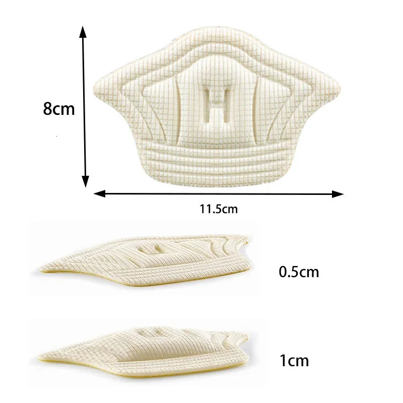 2PCS/4PCS Adjustable Size Foot Mat Sports Shoes Foot Mat Sports Shoes Foot Mat Sports Shoes Stickers 241213