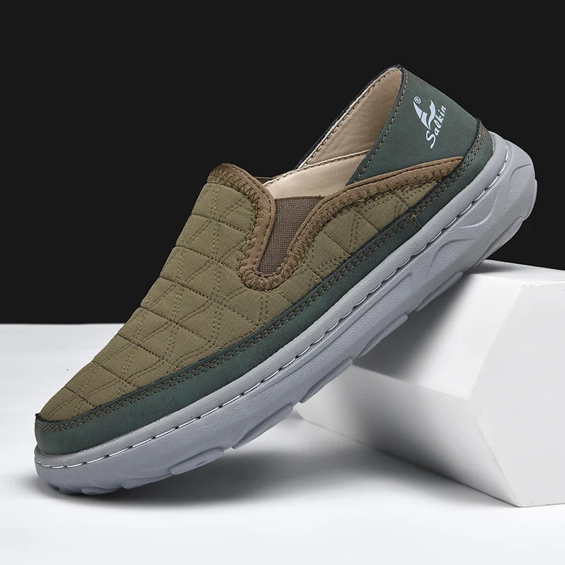 autumn breathable sports shoes mens casual shoes lightweight sliding boots mens outdoor shoes walking elastic sports shoes 241213