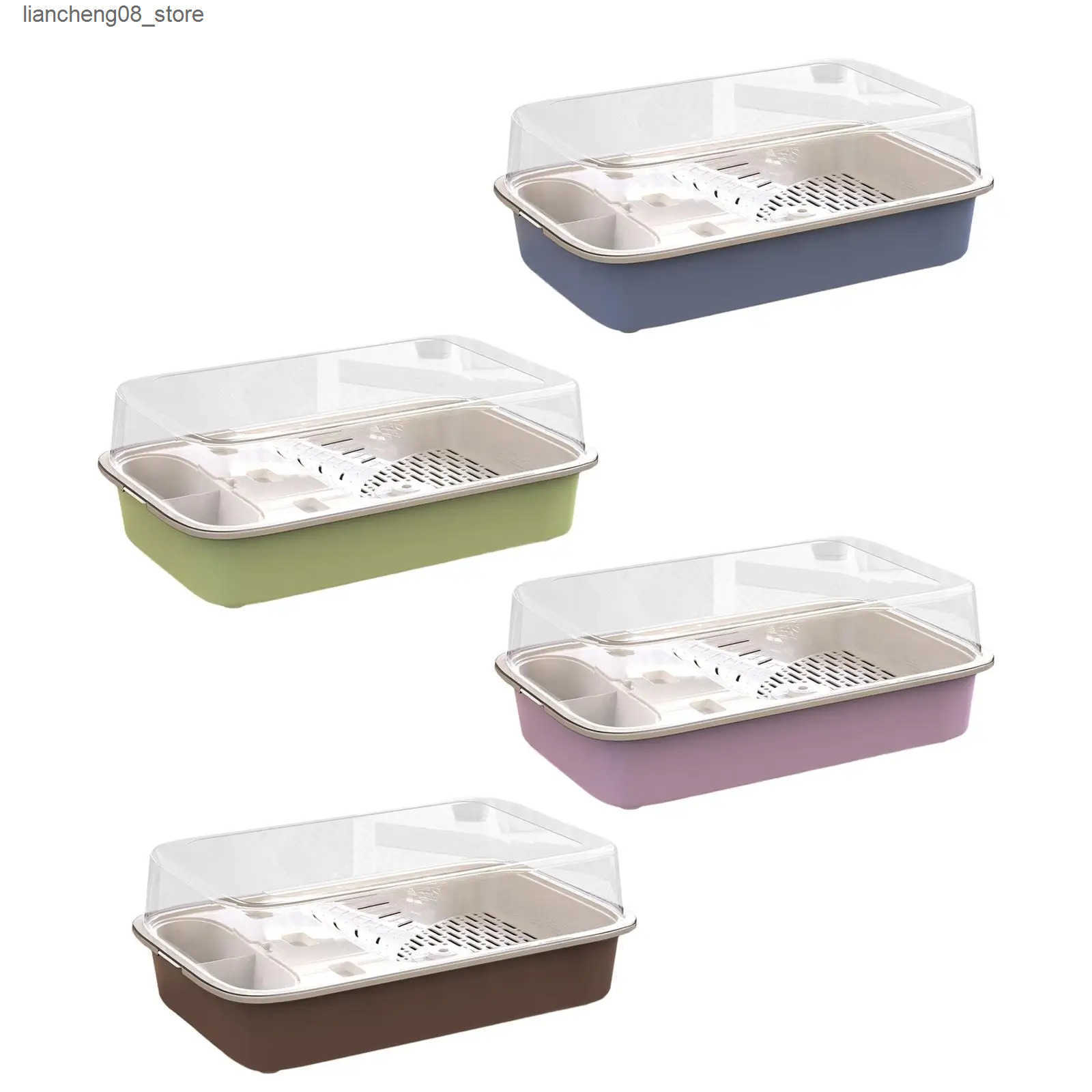 Other Pet Supplies Turtle Tank Reptile Habitat Multi functional Area Bottom Drainage Turtle Shell Breeding Box Hidden Turtle Shell Starter L240910