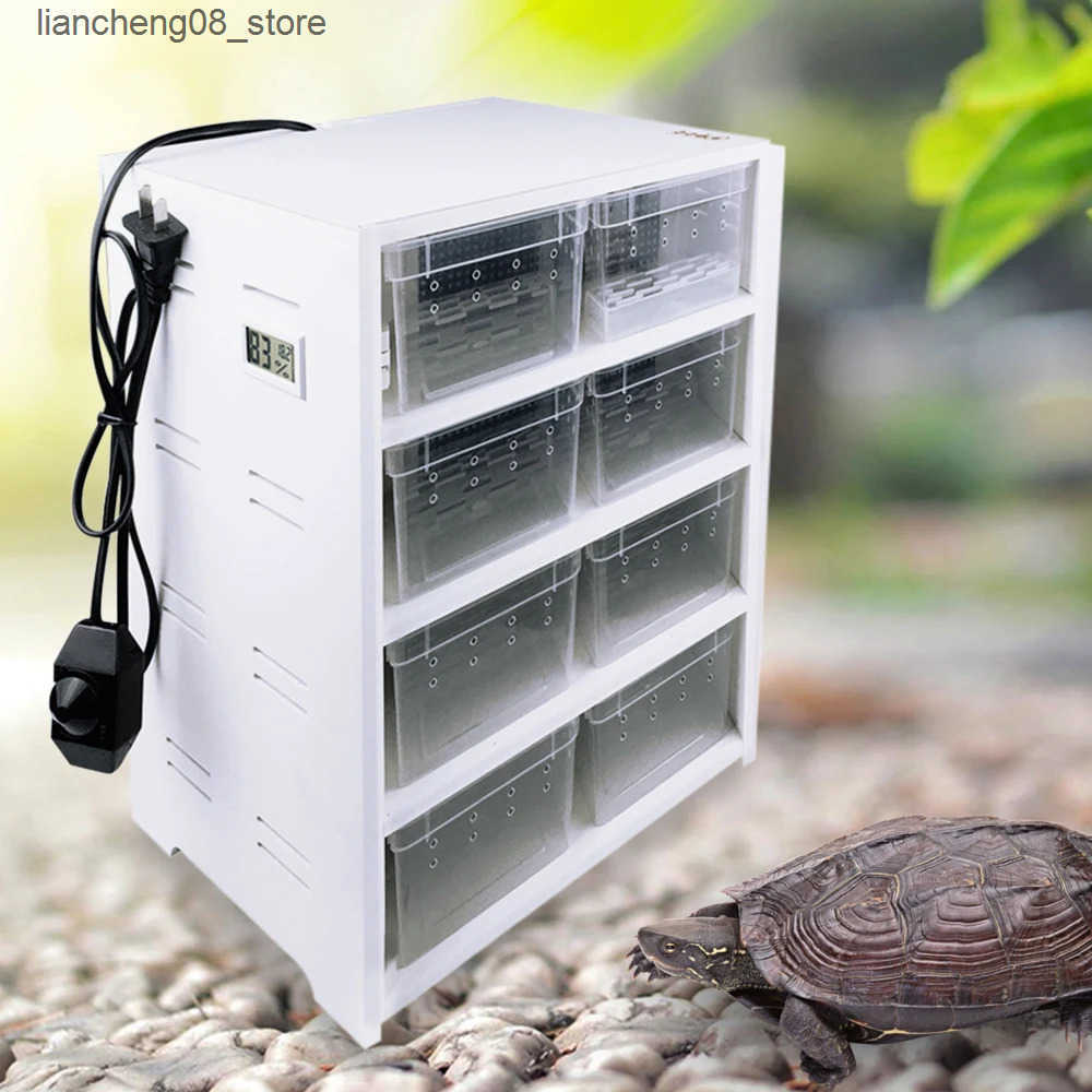 Other Pet Supplies LOYALHEARTY 8 Mesh reptile shell cage gecko lizard pet snake Terrarium fish tank spider insect breeding box+heating pad L240910